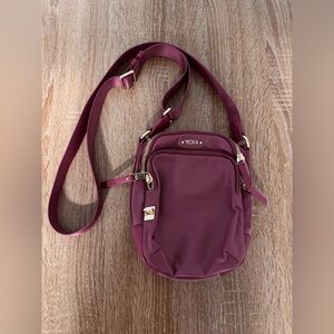 Tumi Purple Crossbody Bag